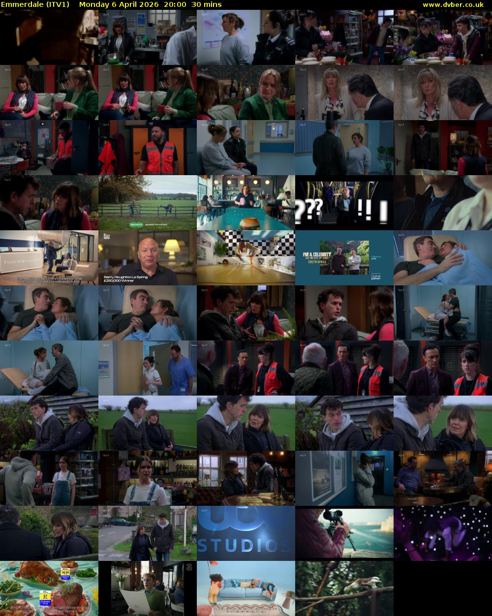 Emmerdale (ITV1) Monday 6 April 2026 20:00 - 20:30