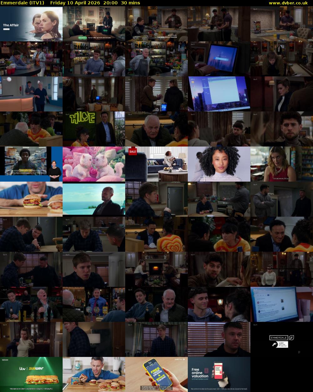 Emmerdale (ITV1) Friday 10 April 2026 20:00 - 20:30