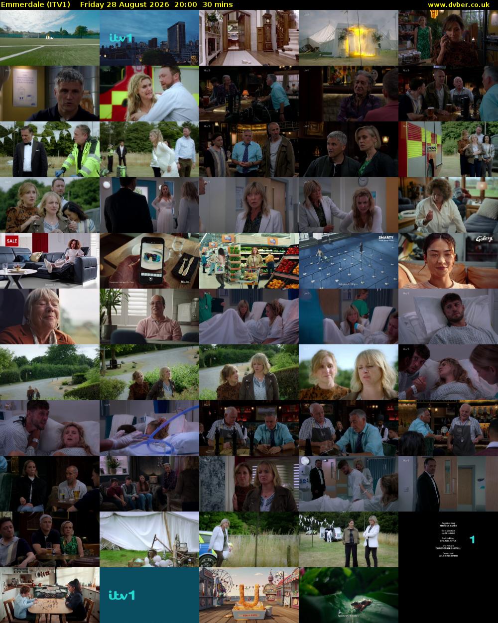 Emmerdale (ITV1) Friday 28 August 2026 20:00 - 20:30