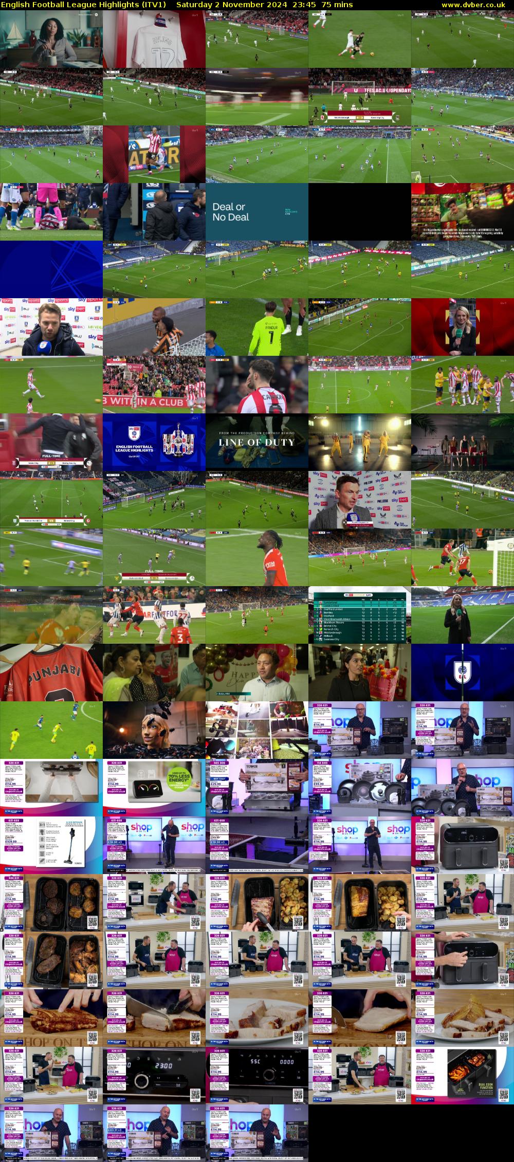 English Football League Highlights (ITV1) Saturday 2 November 2024 23:45 - 01:00