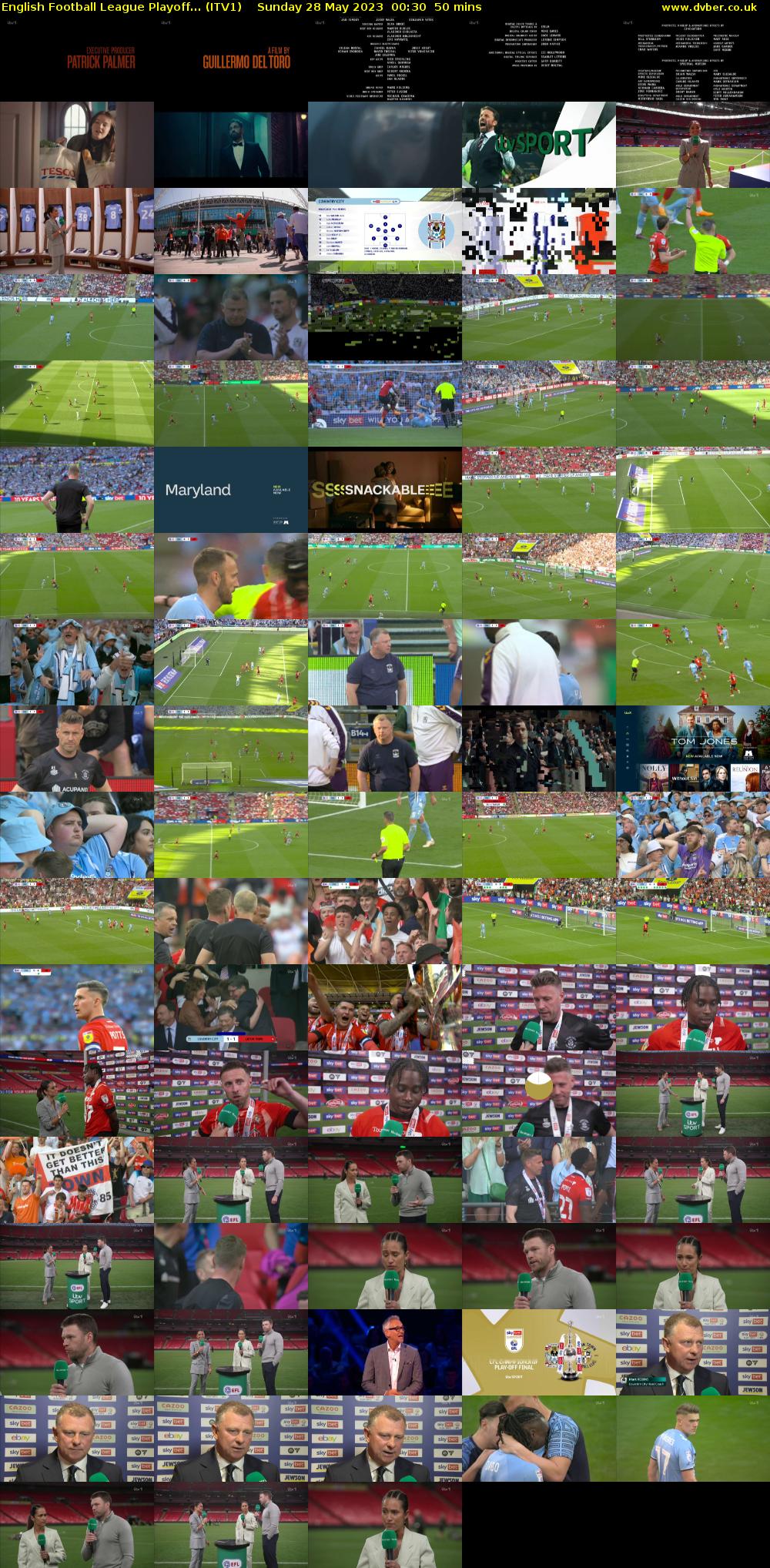 English Football League Playoff... (ITV1) Sunday 28 May 2023 00:30 - 01:20