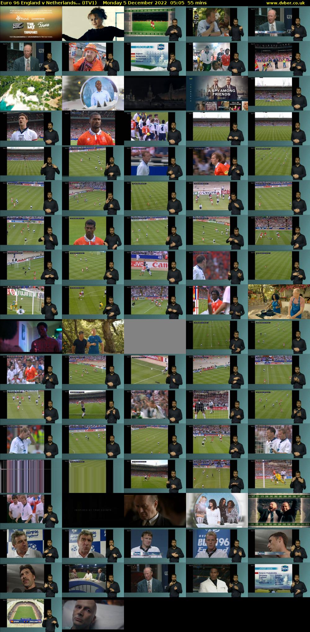 Euro 96 England v Netherlands... (ITV1) Monday 5 December 2022 05:05 - 06:00