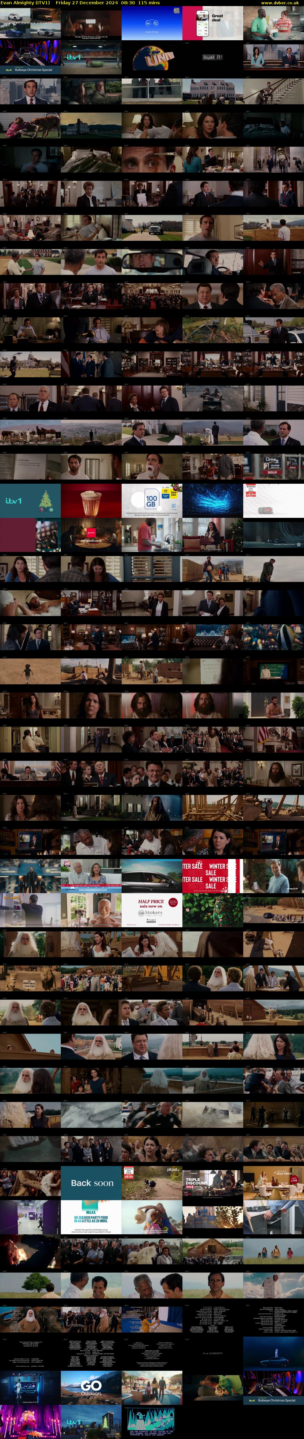 Evan Almighty (ITV1) Friday 27 December 2024 08:30 - 10:25