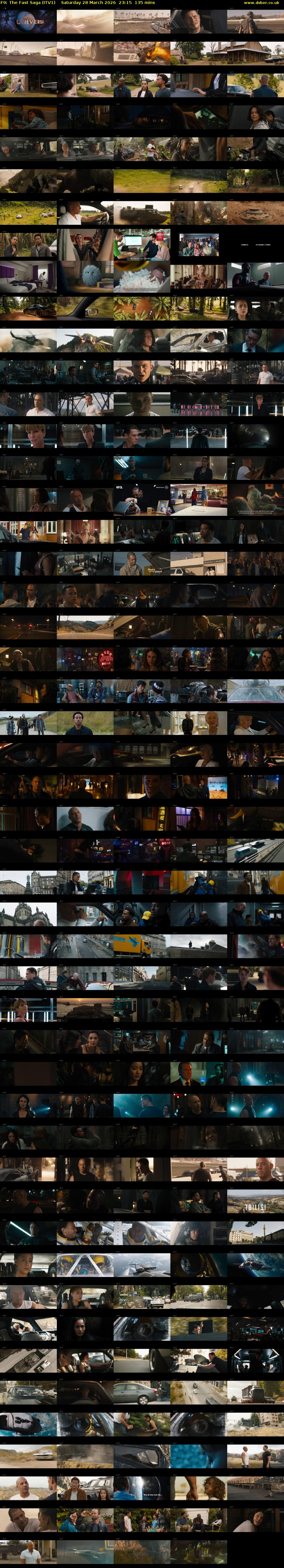 F9: The Fast Saga (ITV1) Saturday 28 March 2026 23:15 - 02:30