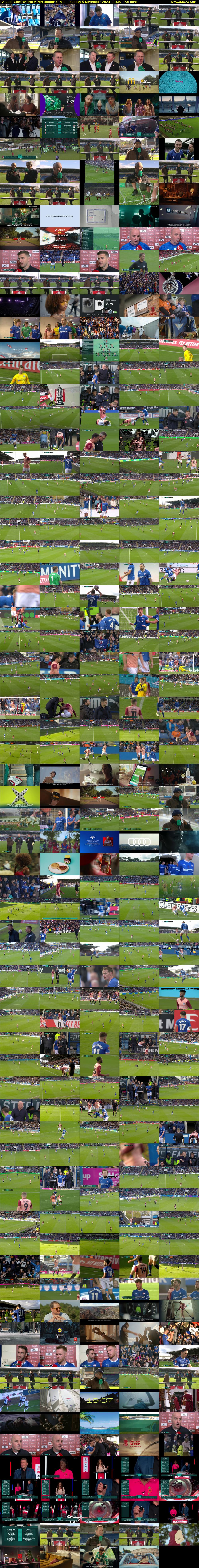 FA Cup: Chesterfield v Portsmouth (ITV1) Sunday 5 November 2023 11:30 - 14:45