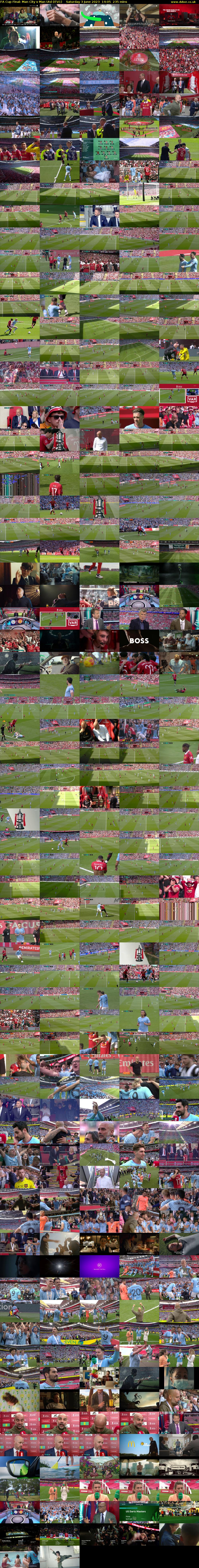 FA Cup Final: Man City v Man Utd (ITV1) Saturday 3 June 2023 14:05 - 18:00