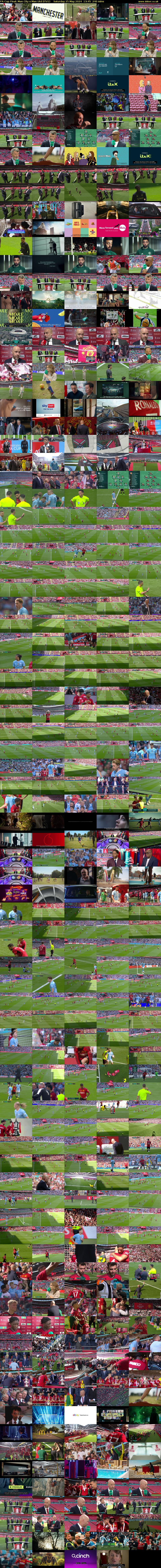 FA Cup Final: Man City v Man Utd (ITV1) Saturday 25 May 2024 13:45 - 17:45
