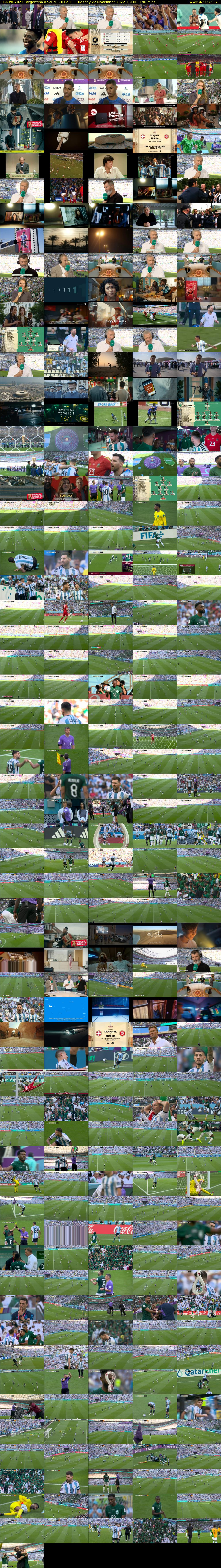 FIFA WC2022: Argentina v Saudi... (ITV1) Tuesday 22 November 2022 09:00 - 12:10