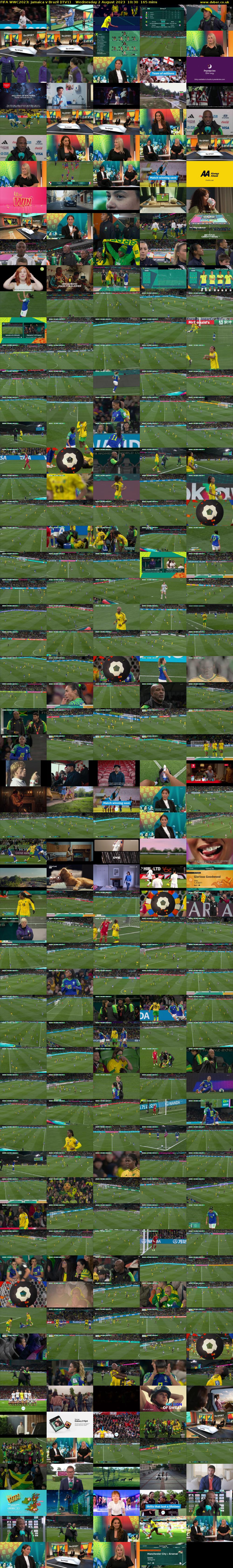FIFA WWC2023: Jamaica v Brazil (ITV1) Wednesday 2 August 2023 10:30 - 13:15