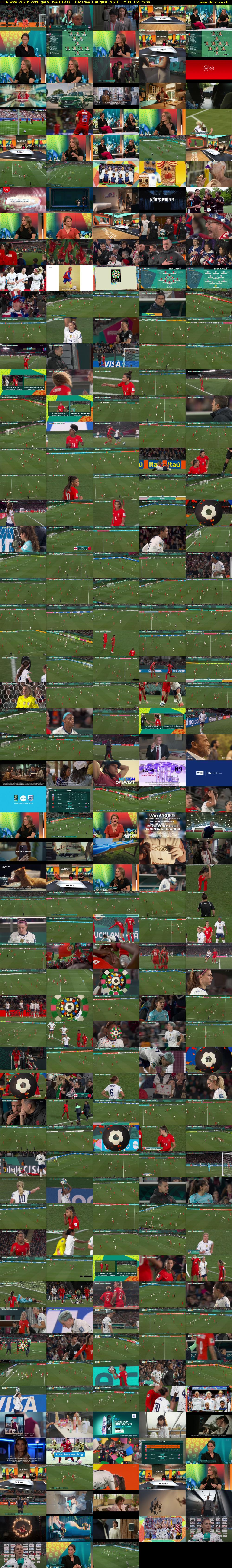 FIFA WWC2023: Portugal v USA (ITV1) Tuesday 1 August 2023 07:30 - 10:15