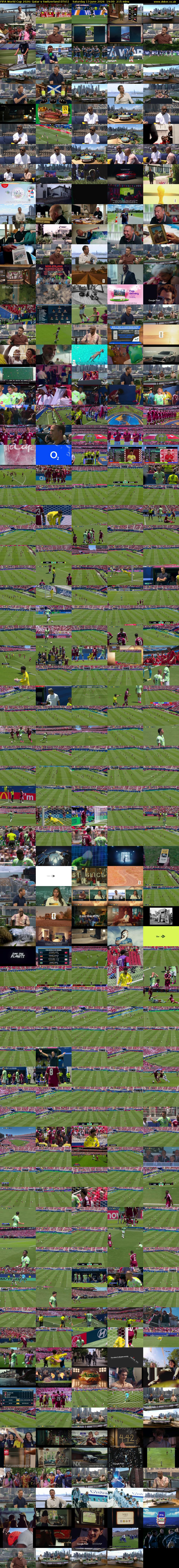 FIFA World Cup 2026: Qatar v Switzerland (ITV1) Saturday 13 June 2026 19:00 - 22:35