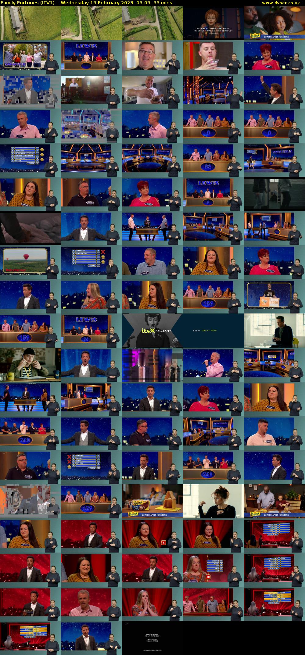 Family Fortunes (ITV1) Wednesday 15 February 2023 05:05 - 06:00