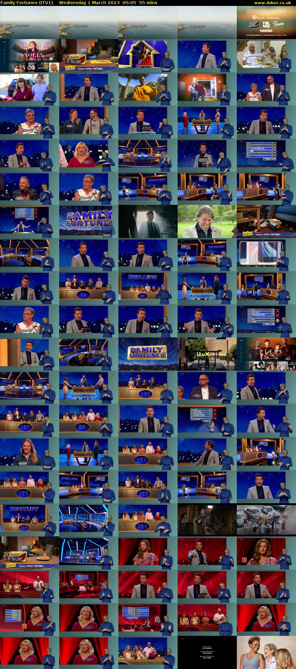 Family Fortunes (ITV1) Wednesday 1 March 2023 05:05 - 06:00