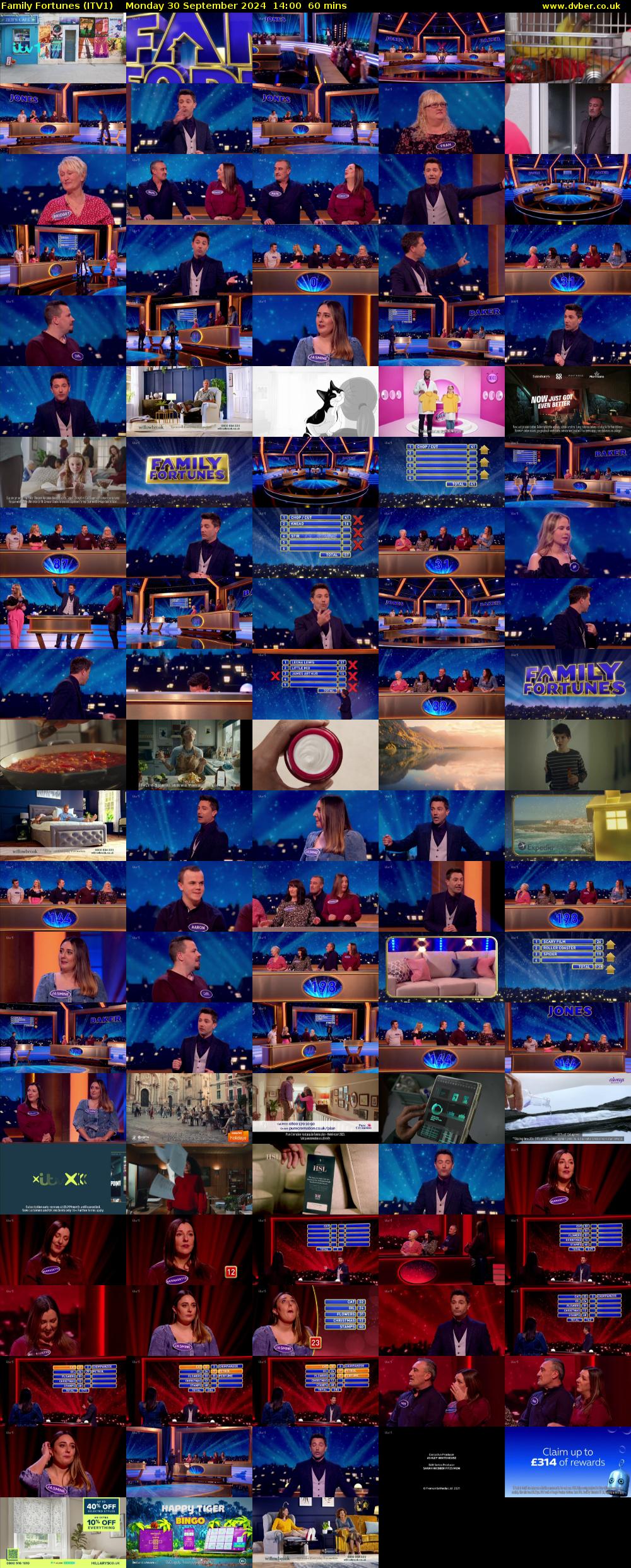 Family Fortunes (ITV1) Monday 30 September 2024 14:00 - 15:00