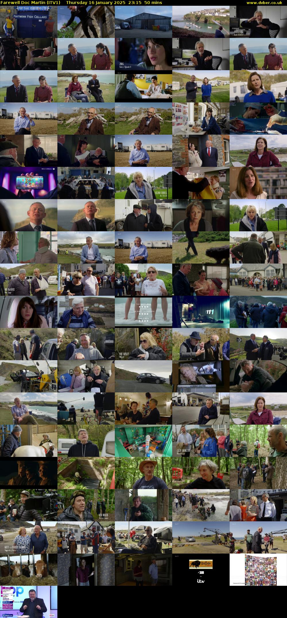 Farewell Doc Martin (ITV1) Thursday 16 January 2025 23:15 - 00:05