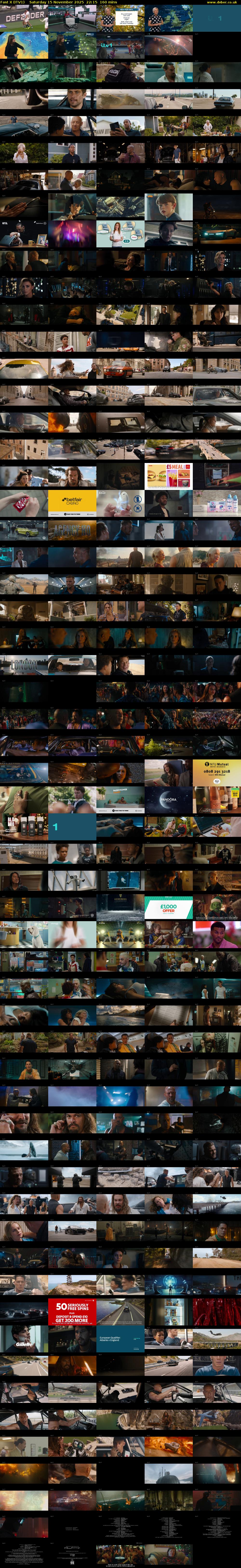 Fast X (ITV1) Saturday 15 November 2025 22:15 - 00:55