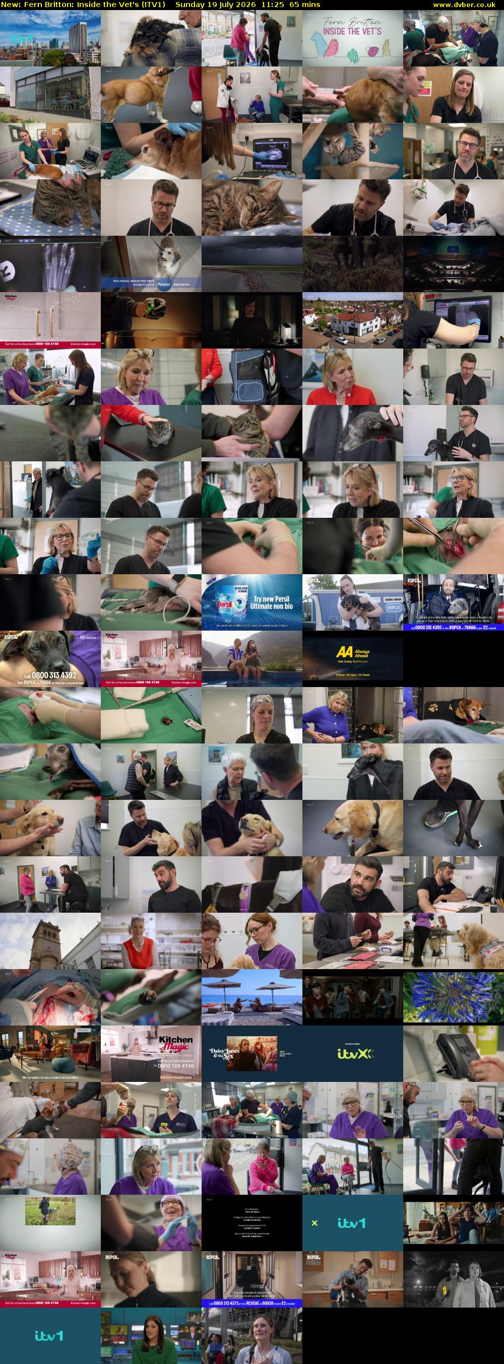 Fern Britton: Inside the Vet's (ITV1) Sunday 19 July 2026 11:25 - 12:30