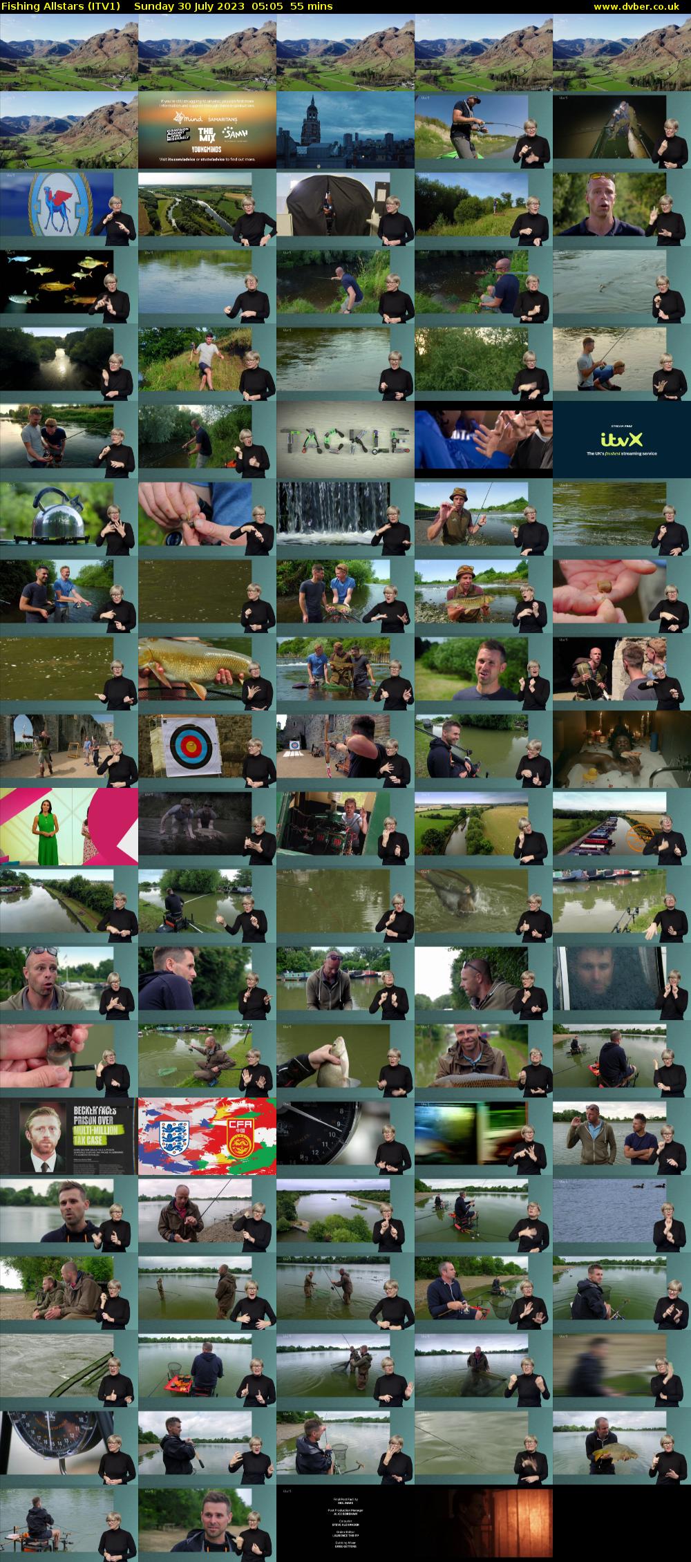 Fishing Allstars (ITV1) Sunday 30 July 2023 05:05 - 06:00