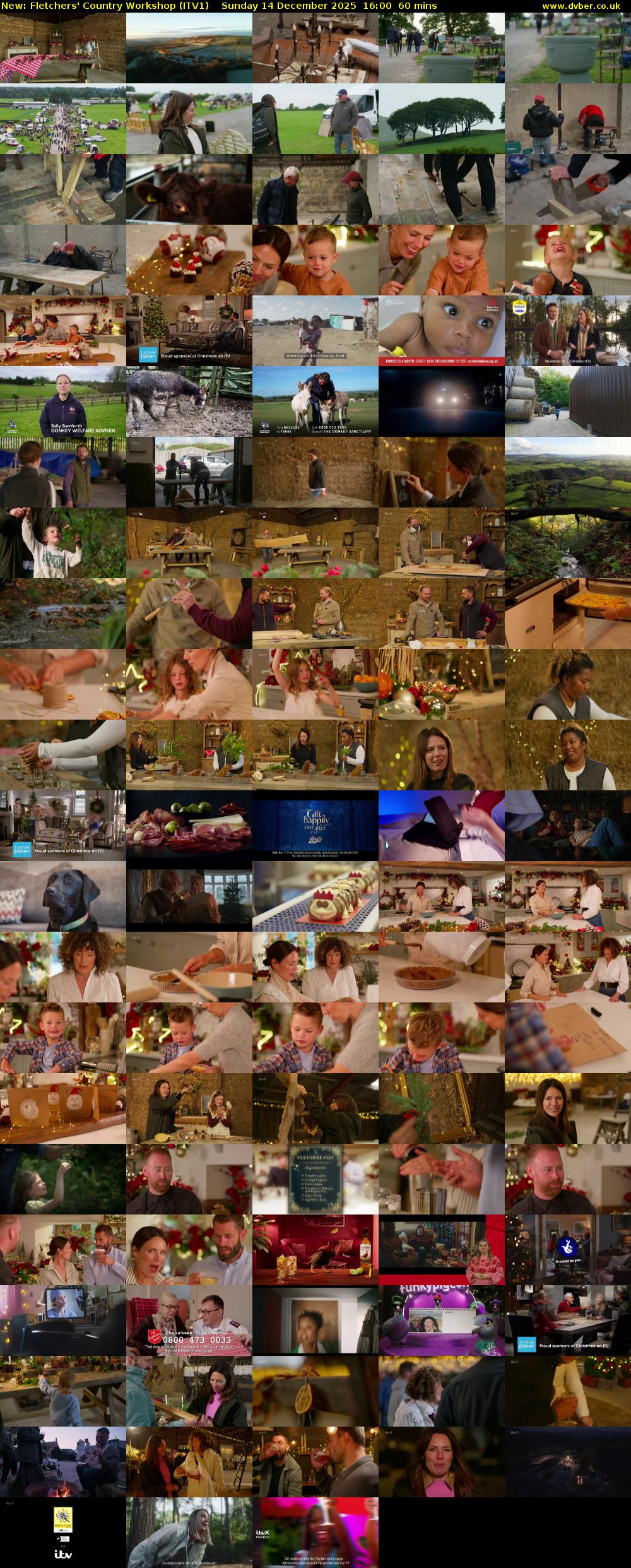 Fletchers' Country Workshop (ITV1) Sunday 14 December 2025 16:00 - 17:00
