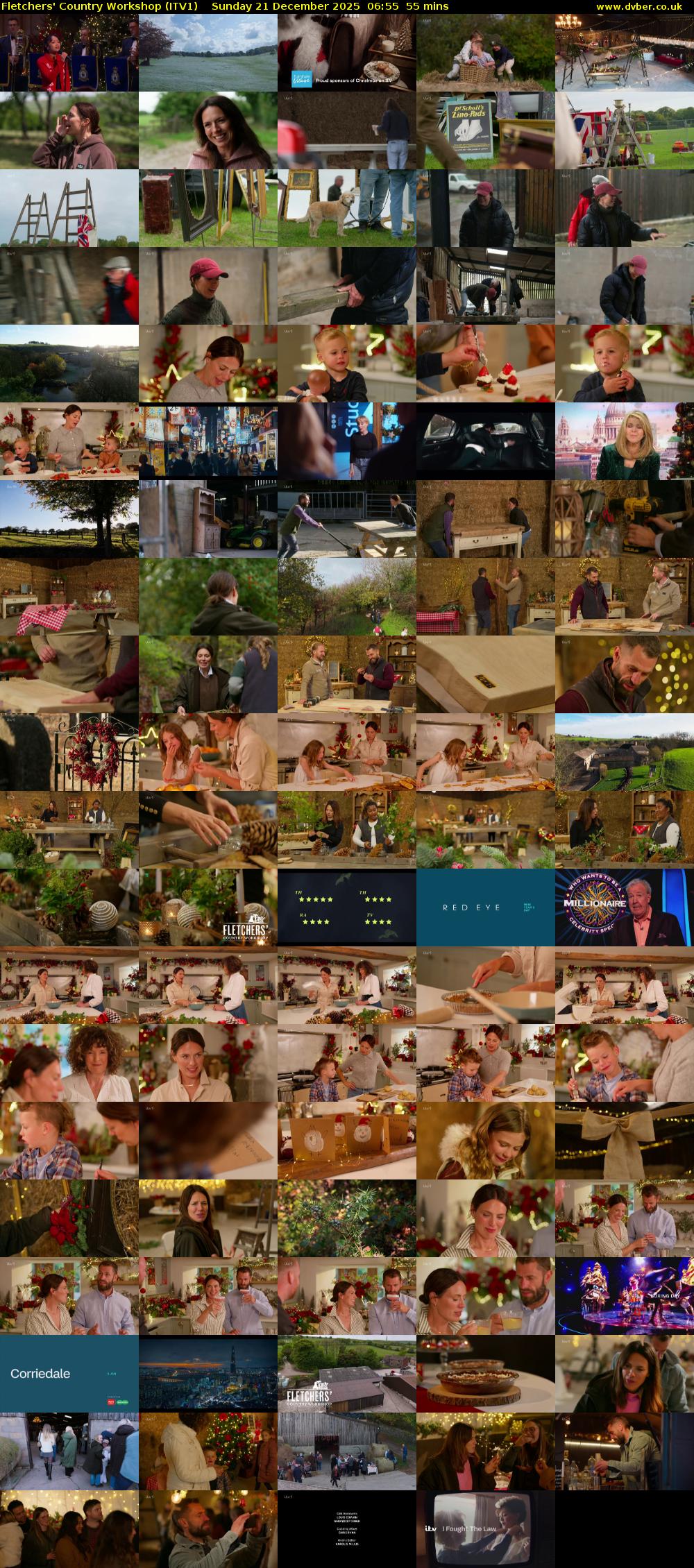 Fletchers' Country Workshop (ITV1) Sunday 21 December 2025 06:55 - 07:50