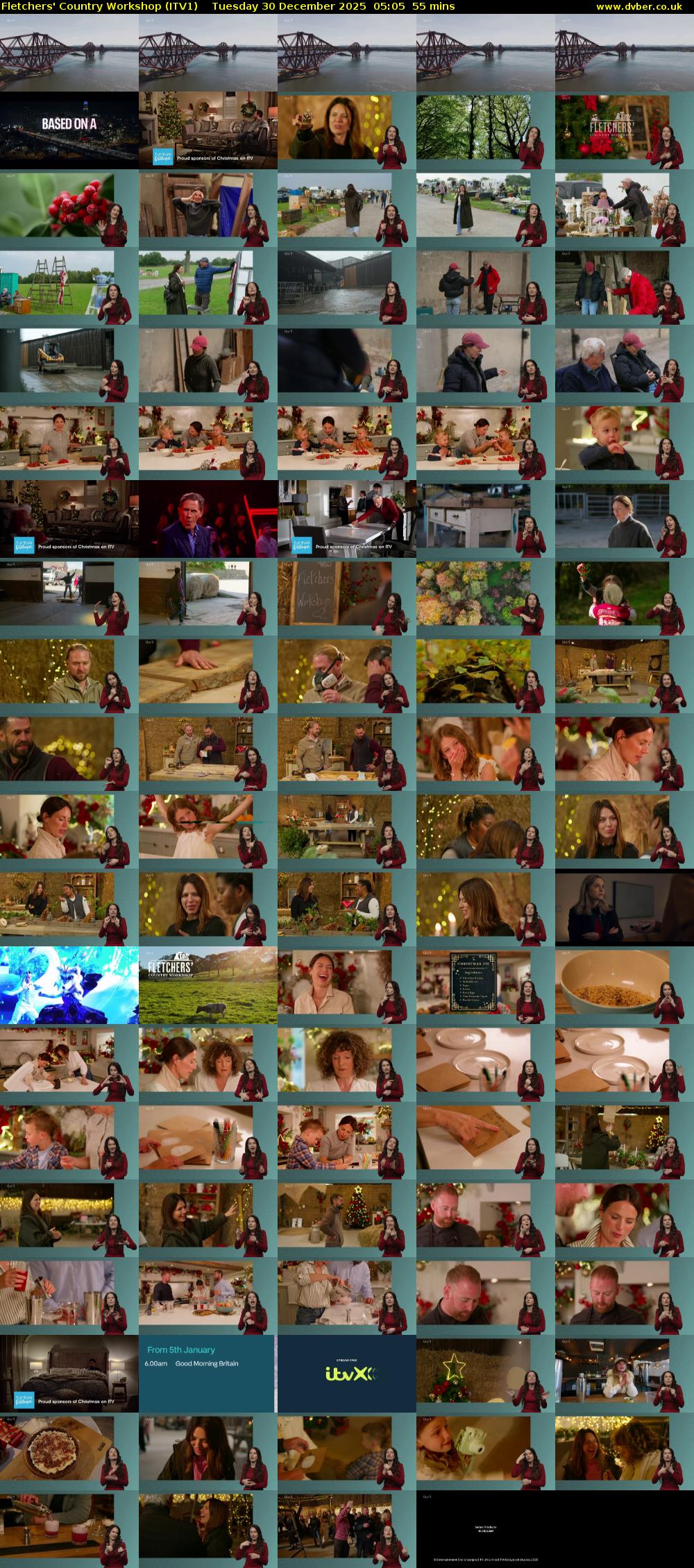 Fletchers' Country Workshop (ITV1) Tuesday 30 December 2025 05:05 - 06:00