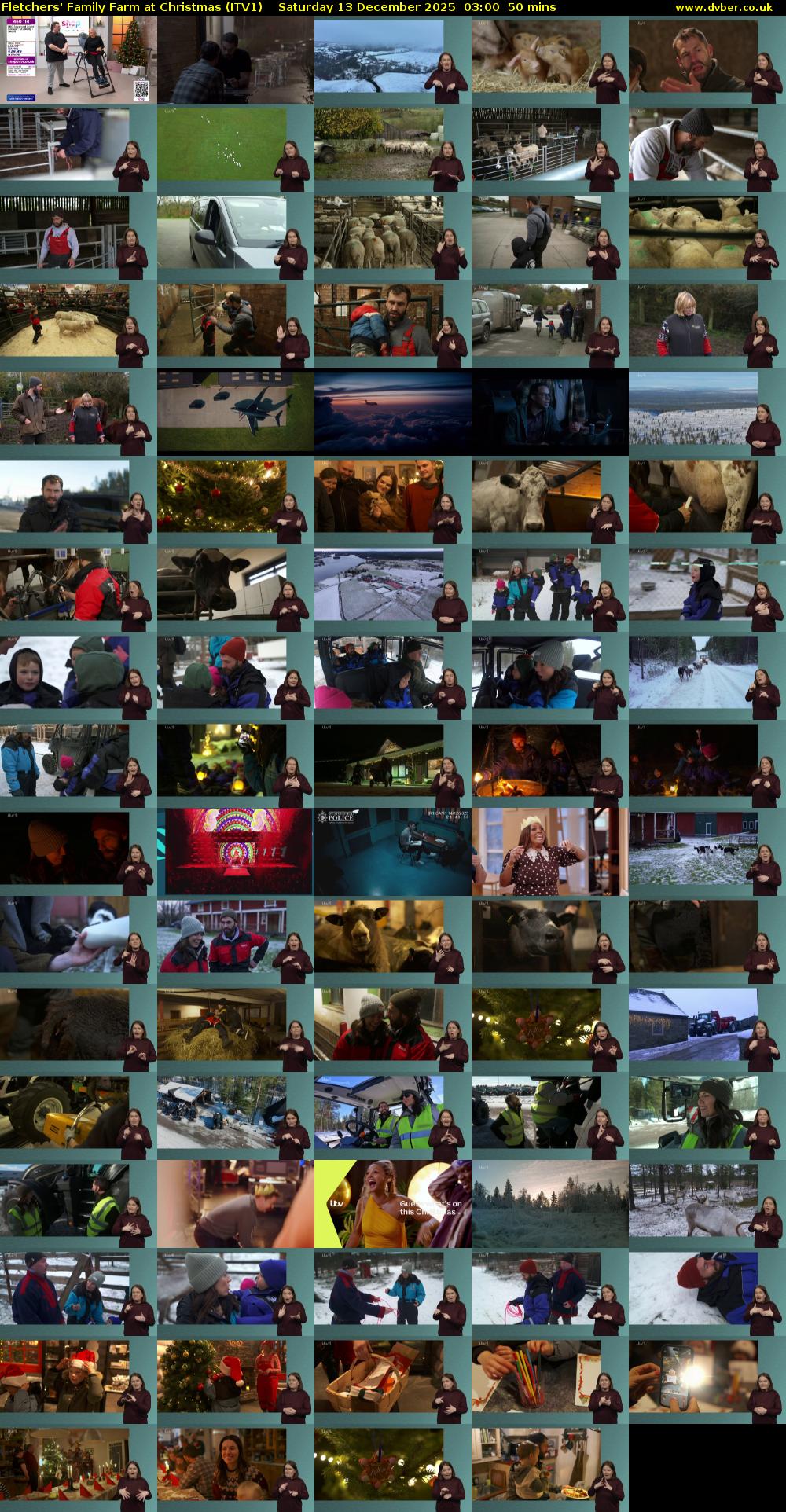 Fletchers' Family Farm at Christmas (ITV1) Saturday 13 December 2025 03:00 - 03:50