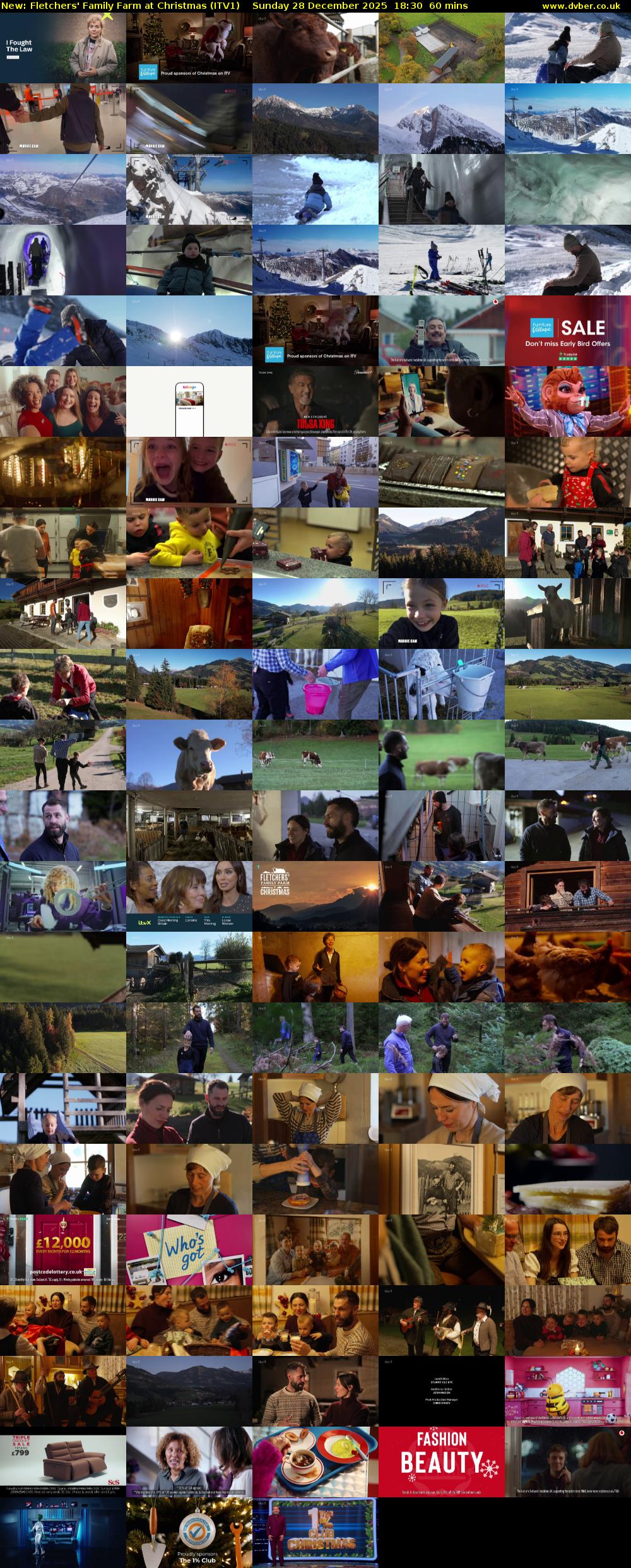 Fletchers' Family Farm at Christmas (ITV1) Sunday 28 December 2025 18:30 - 19:30