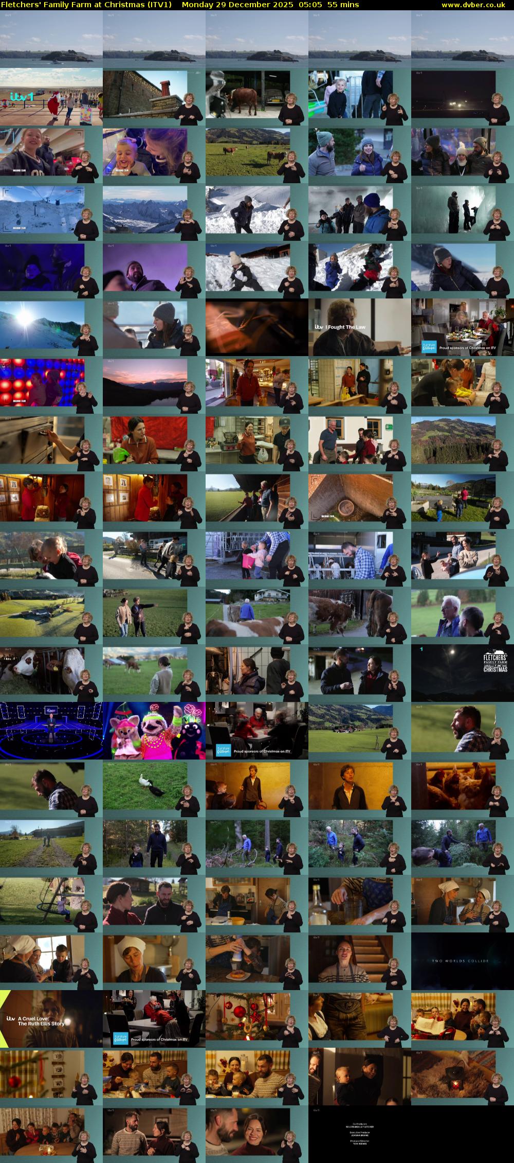 Fletchers' Family Farm at Christmas (ITV1) Monday 29 December 2025 05:05 - 06:00