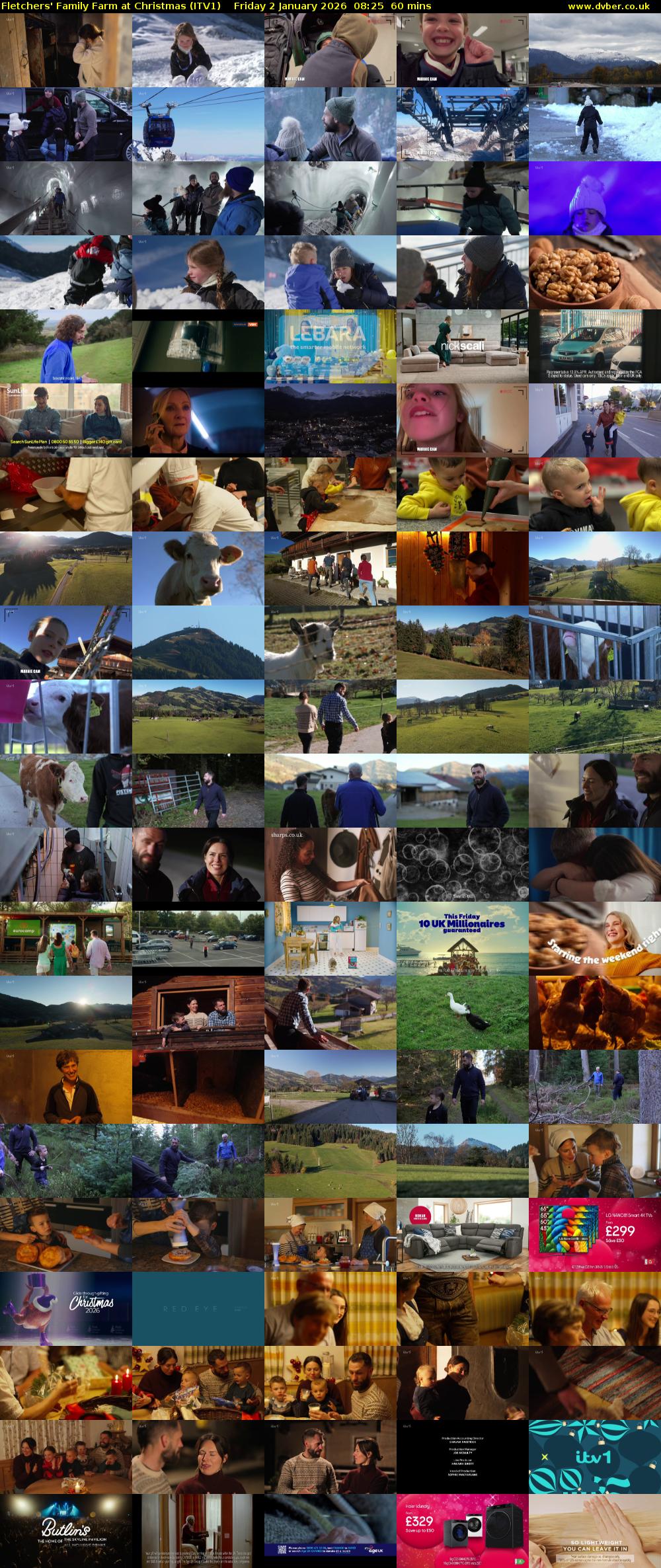 Fletchers' Family Farm at Christmas (ITV1) Friday 2 January 2026 08:25 - 09:25