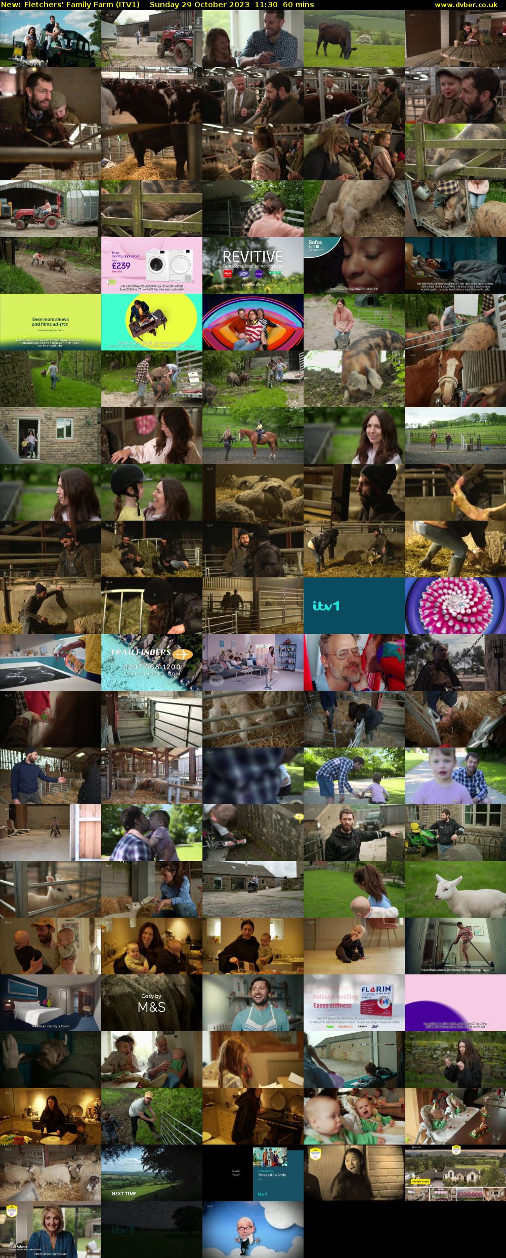 Fletchers' Family Farm (ITV1) Sunday 29 October 2023 11:30 - 12:30