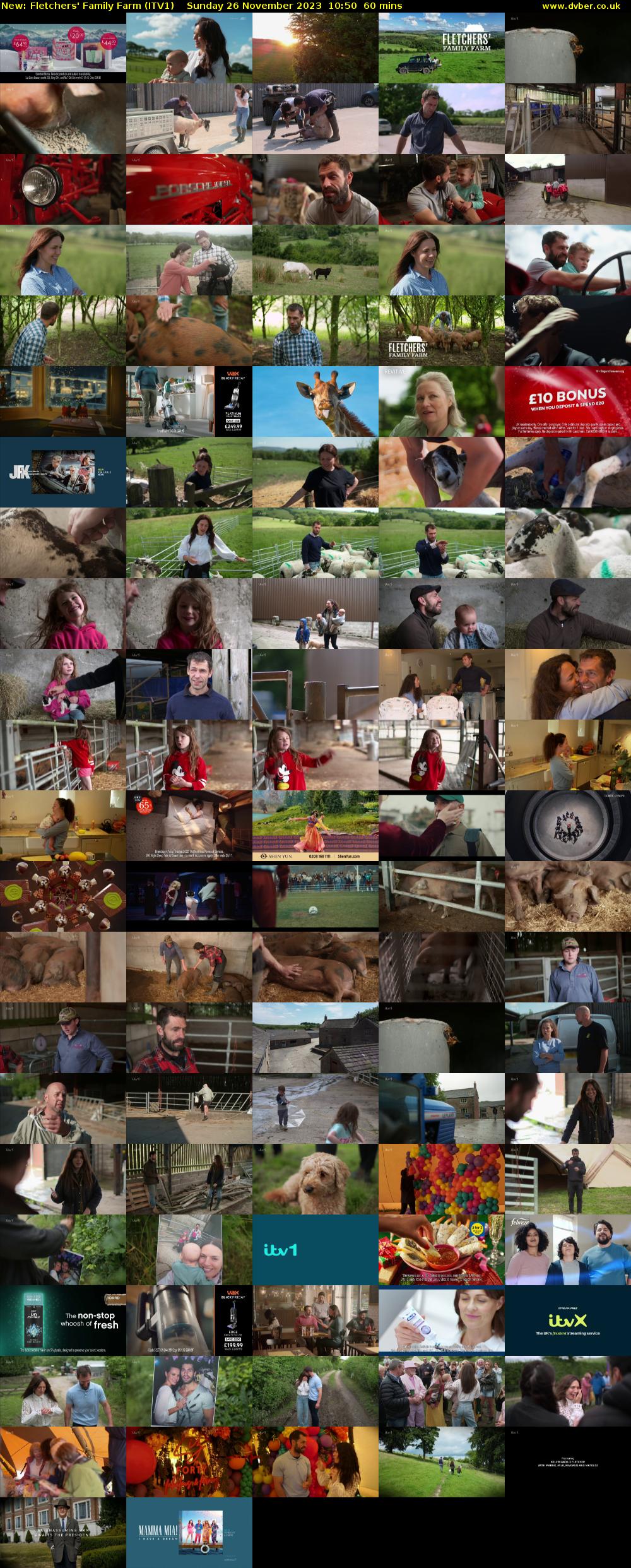 Fletchers' Family Farm (ITV1) Sunday 26 November 2023 10:50 - 11:50