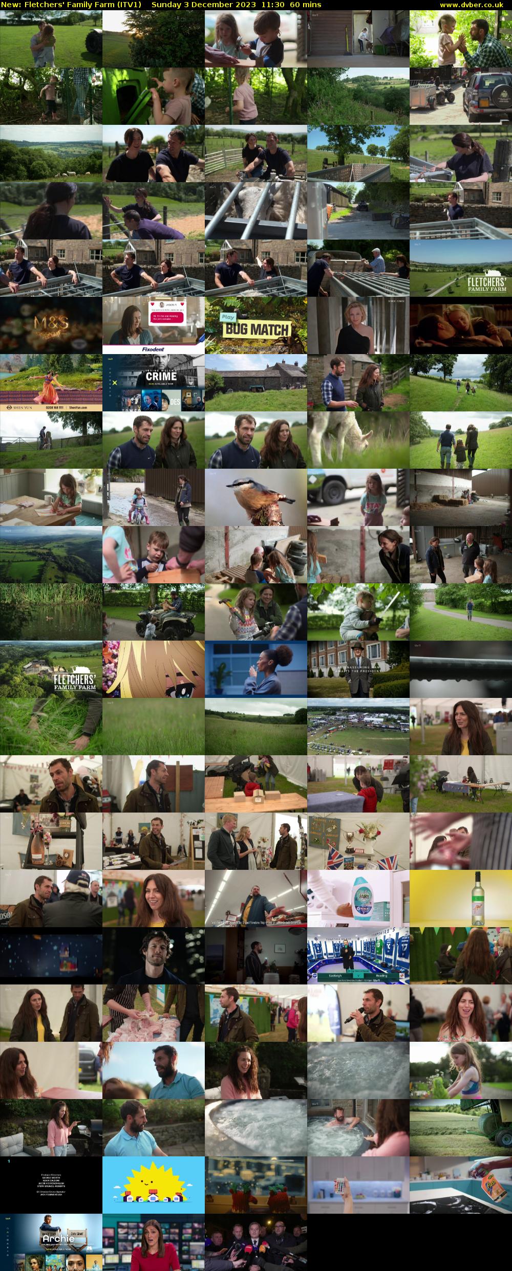 Fletchers' Family Farm (ITV1) Sunday 3 December 2023 11:30 - 12:30