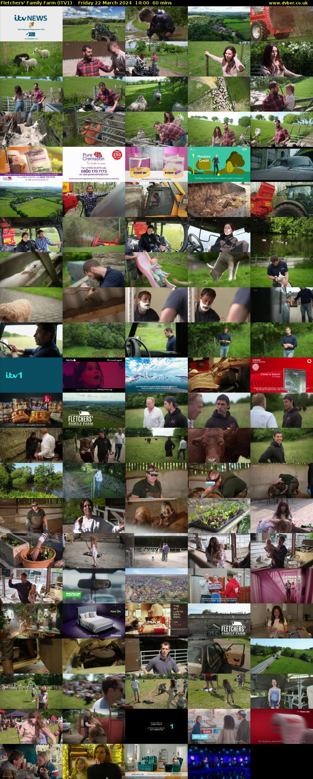 Fletchers' Family Farm (ITV1) Friday 22 March 2024 14:00 - 15:00