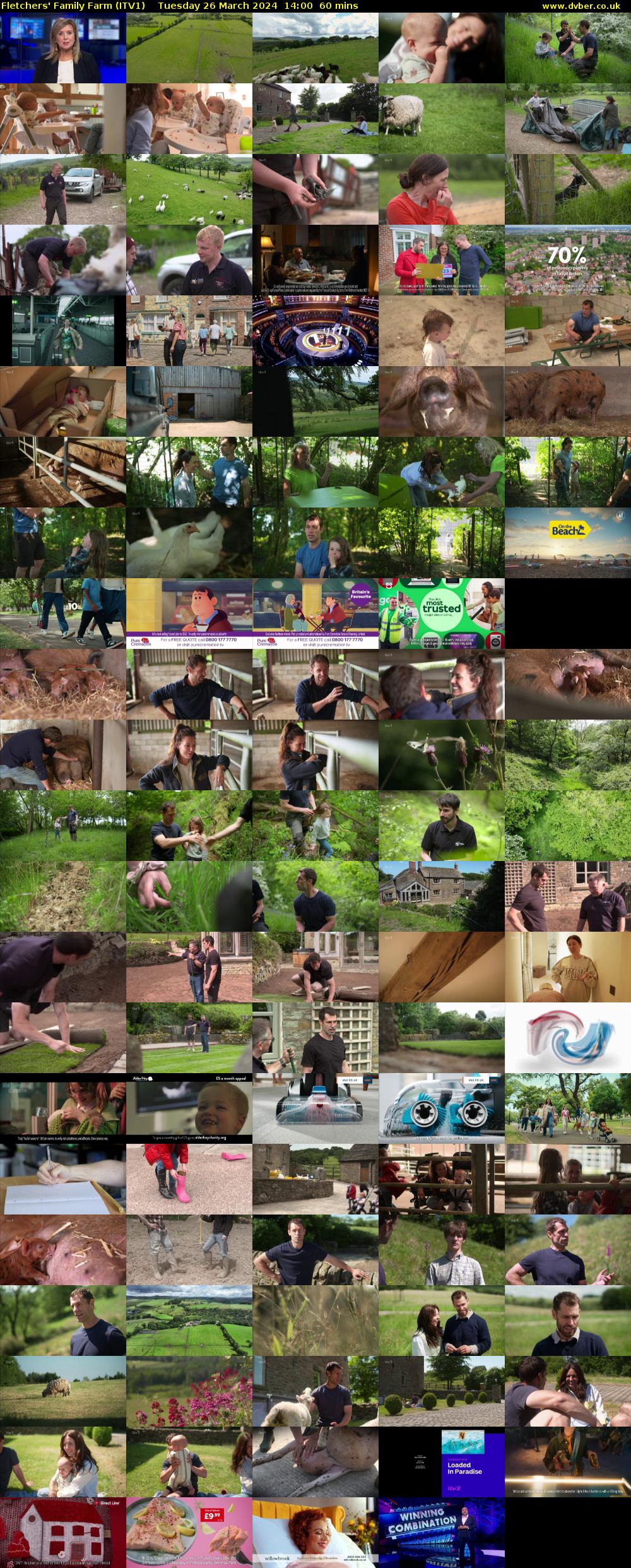 Fletchers' Family Farm (ITV1) Tuesday 26 March 2024 14:00 - 15:00