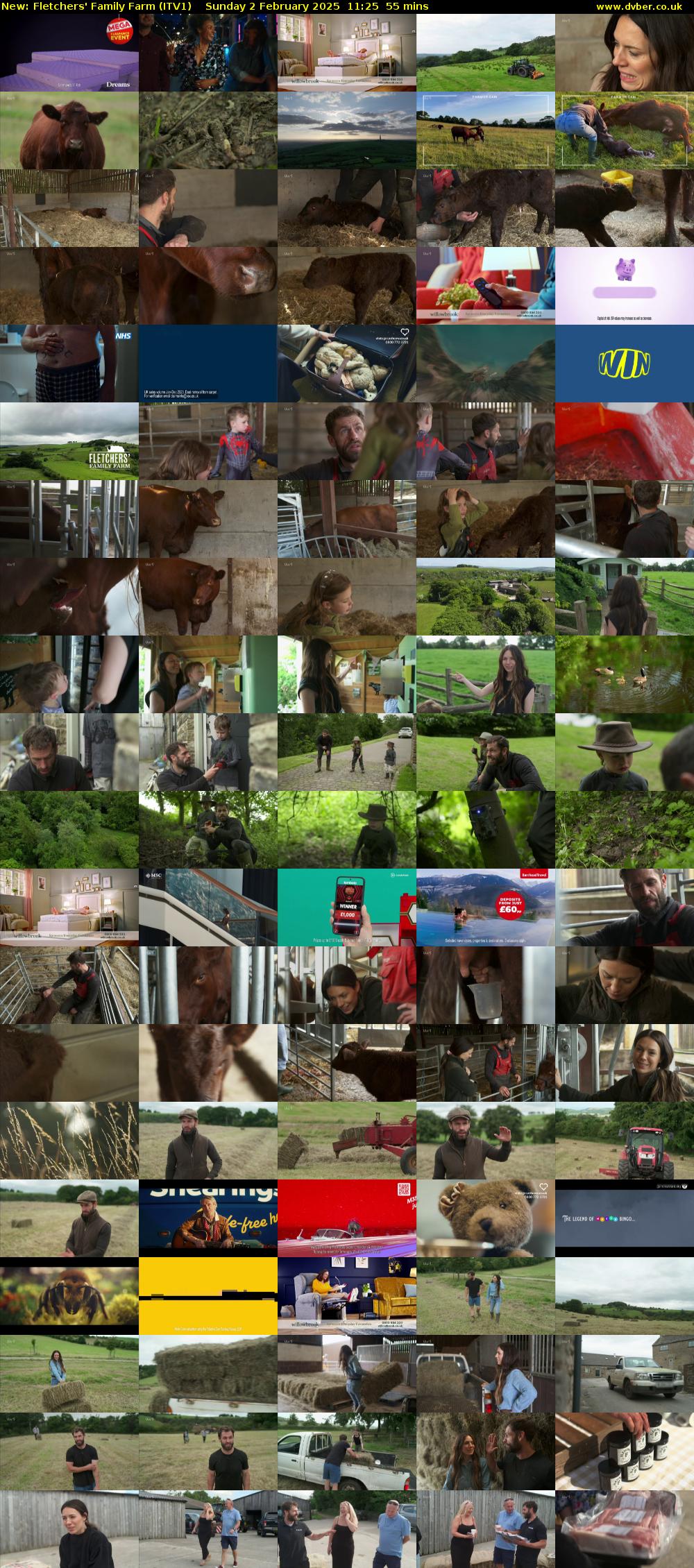 Fletchers' Family Farm (ITV1) Sunday 2 February 2025 11:25 - 12:20
