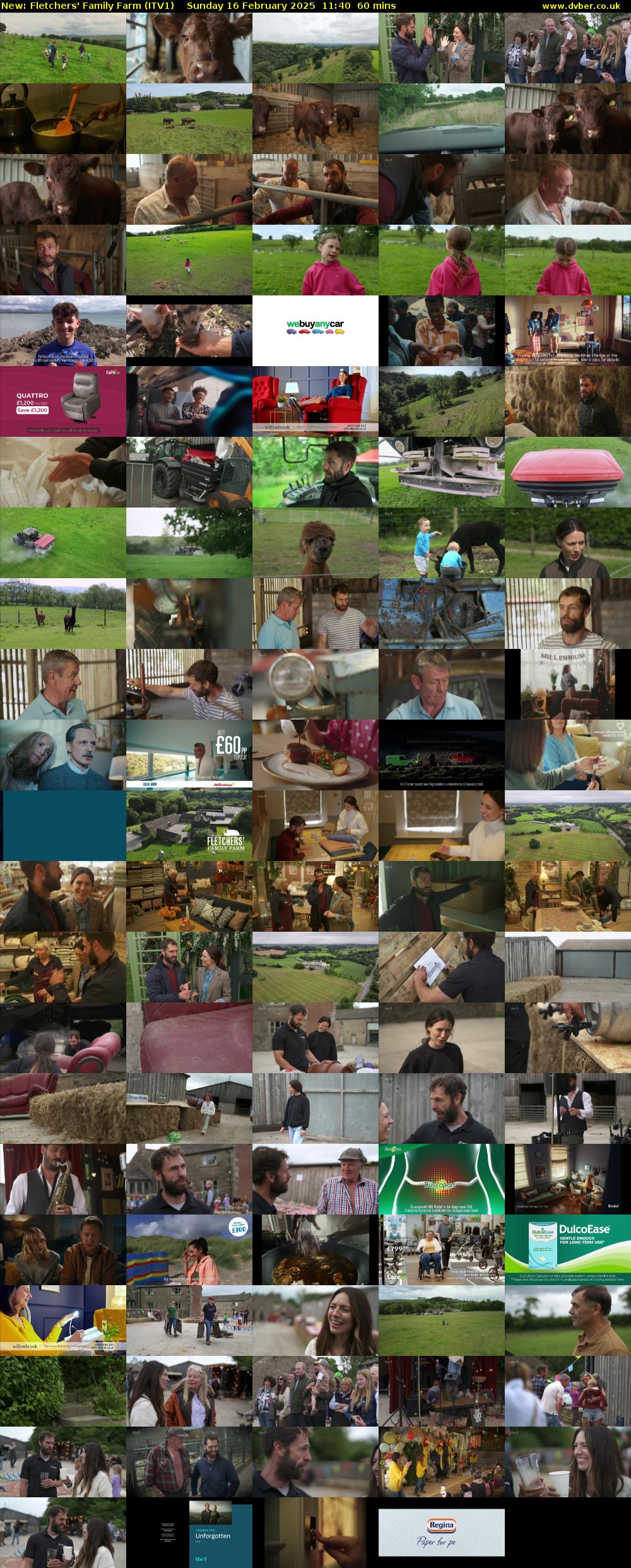 Fletchers' Family Farm (ITV1) Sunday 16 February 2025 11:40 - 12:40