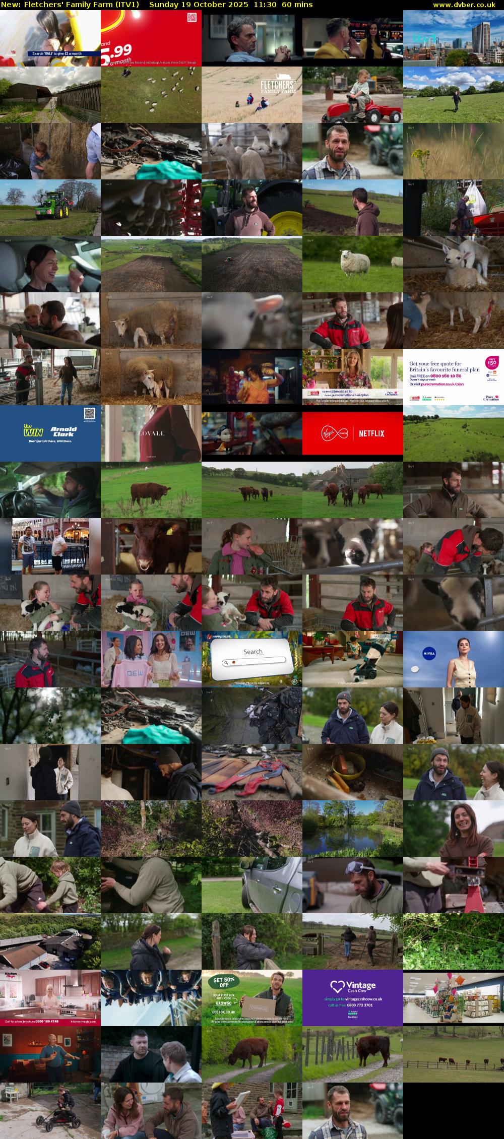 Fletchers' Family Farm (ITV1) Sunday 19 October 2025 11:30 - 12:30