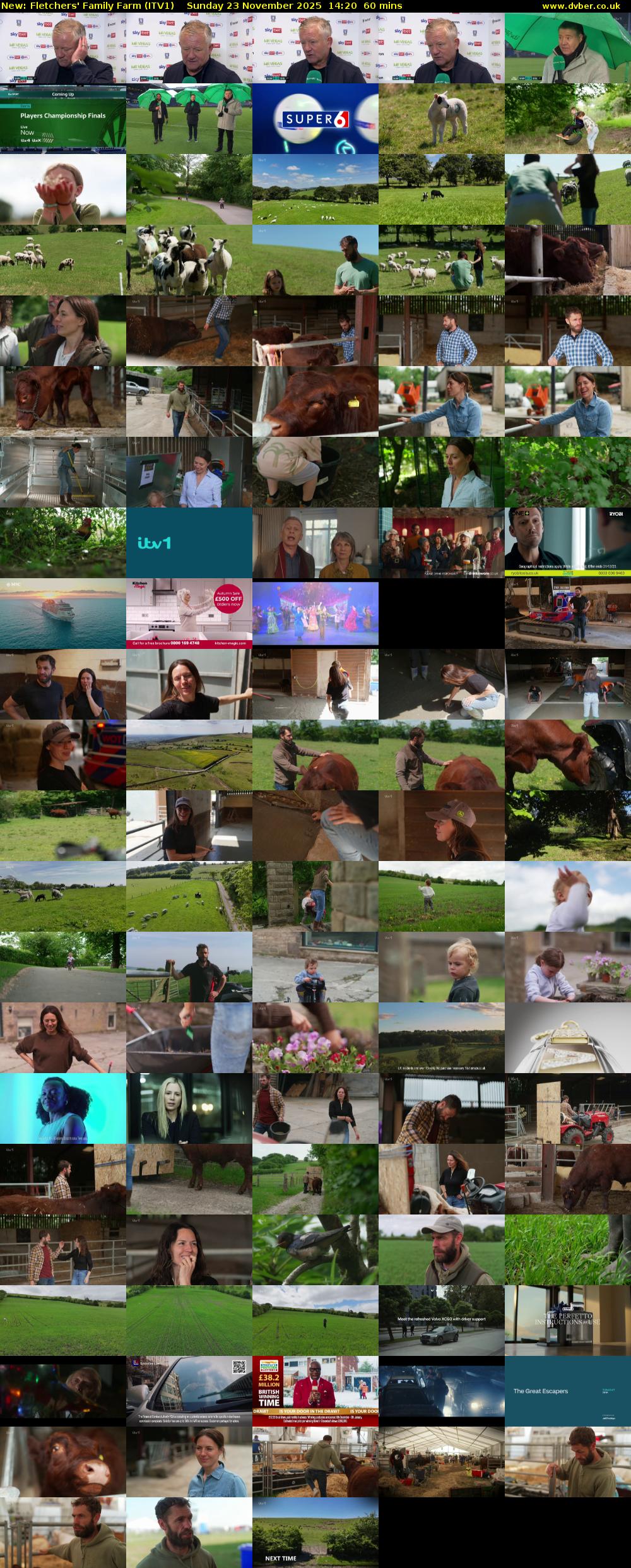 Fletchers' Family Farm (ITV1) Sunday 23 November 2025 14:20 - 15:20