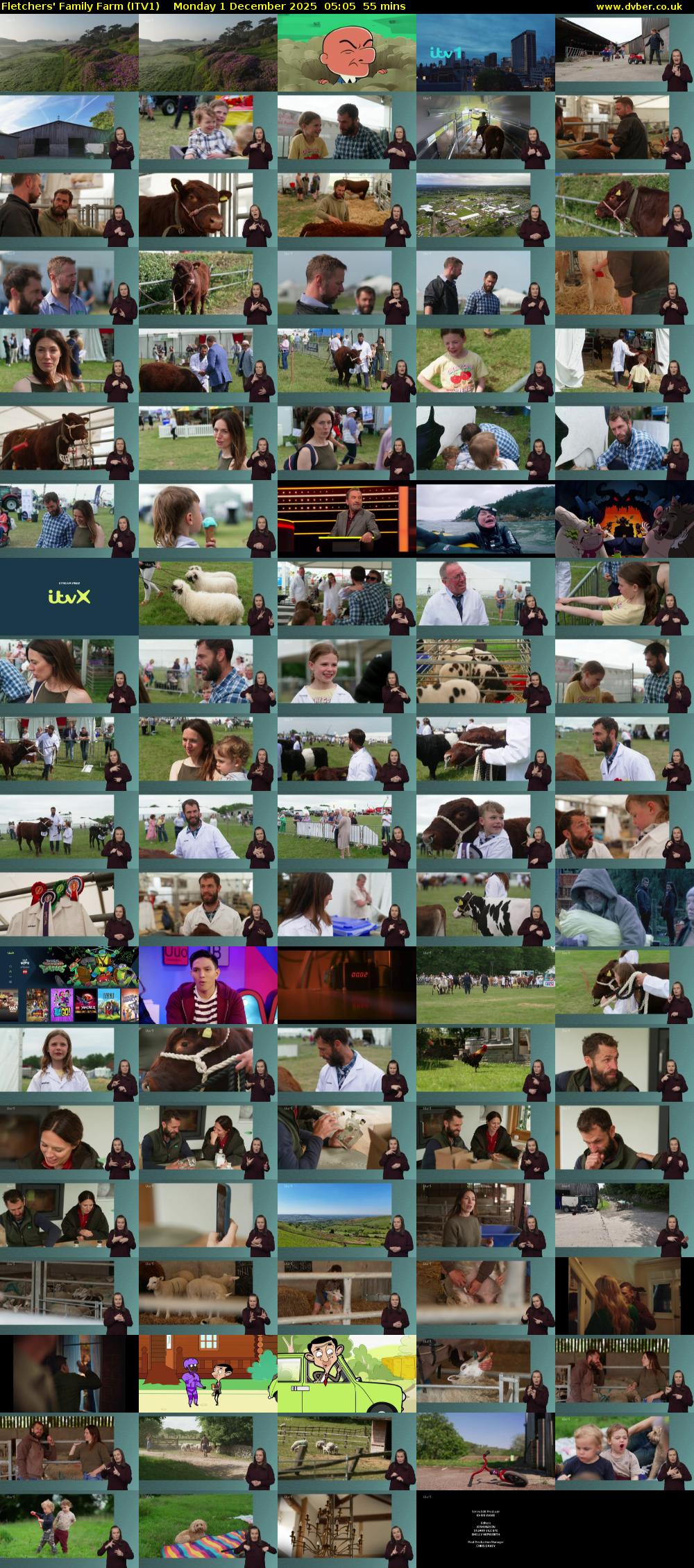 Fletchers' Family Farm (ITV1) Monday 1 December 2025 05:05 - 06:00