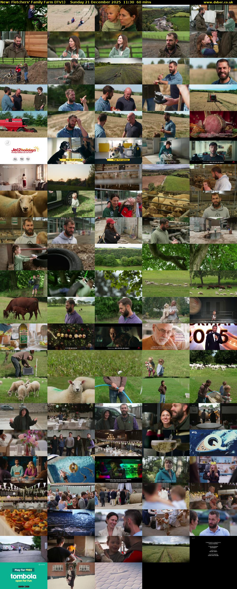 Fletchers' Family Farm (ITV1) Sunday 21 December 2025 11:30 - 12:30
