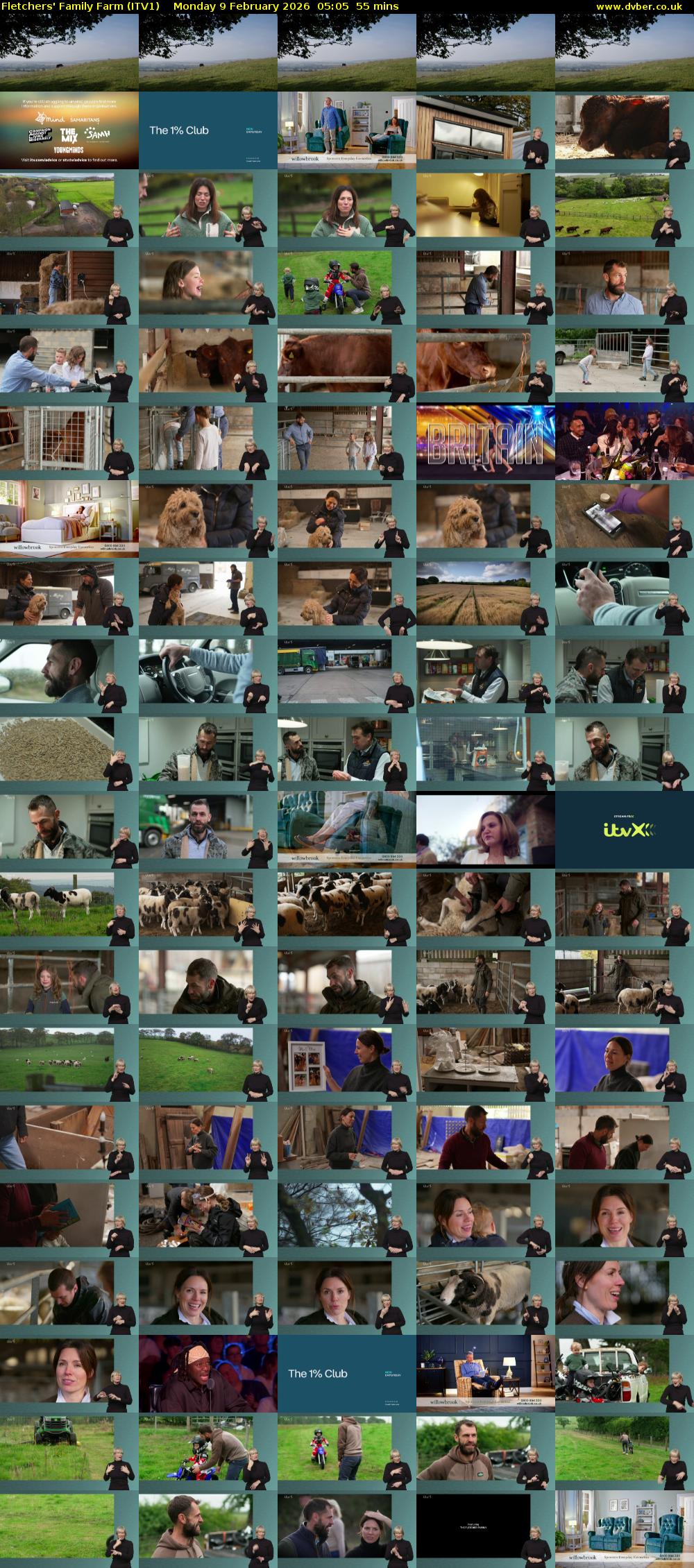 Fletchers' Family Farm (ITV1) Monday 9 February 2026 05:05 - 06:00