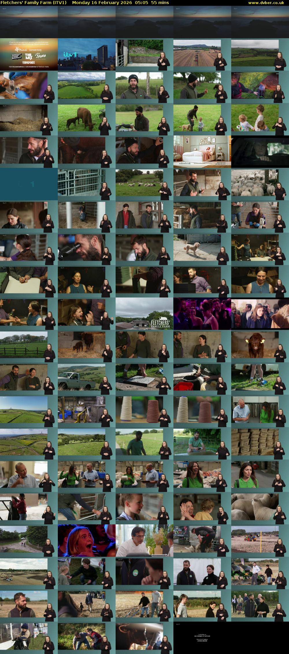 Fletchers' Family Farm (ITV1) Monday 16 February 2026 05:05 - 06:00