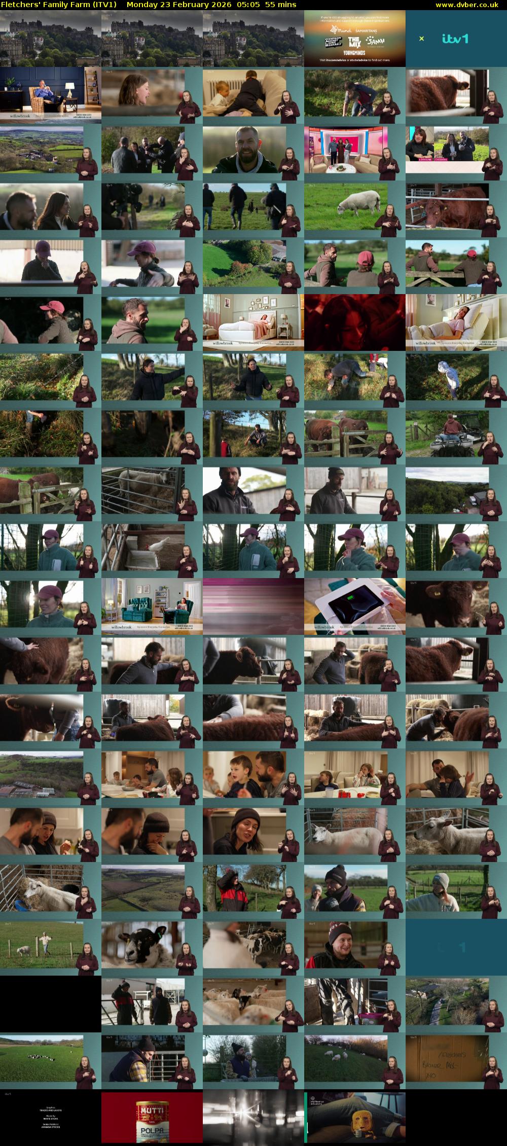 Fletchers' Family Farm (ITV1) Monday 23 February 2026 05:05 - 06:00