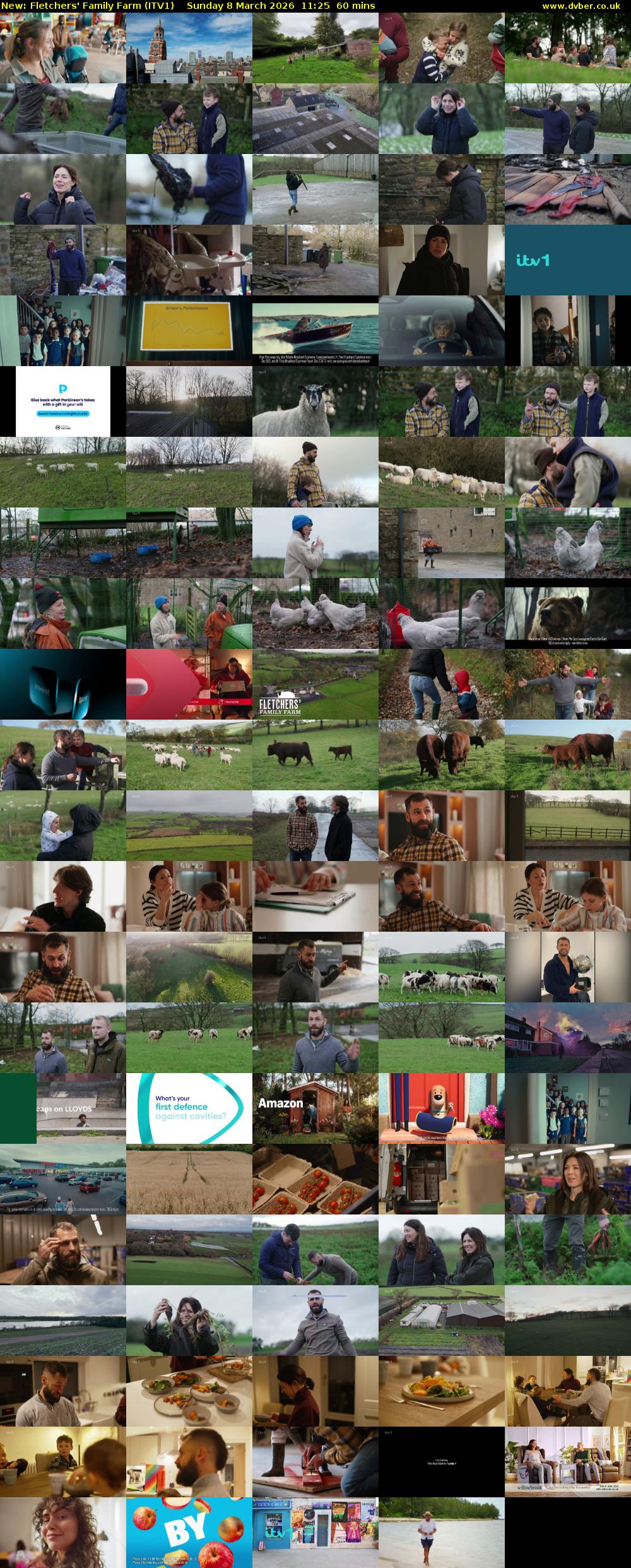 Fletchers' Family Farm (ITV1) Sunday 8 March 2026 11:25 - 12:25