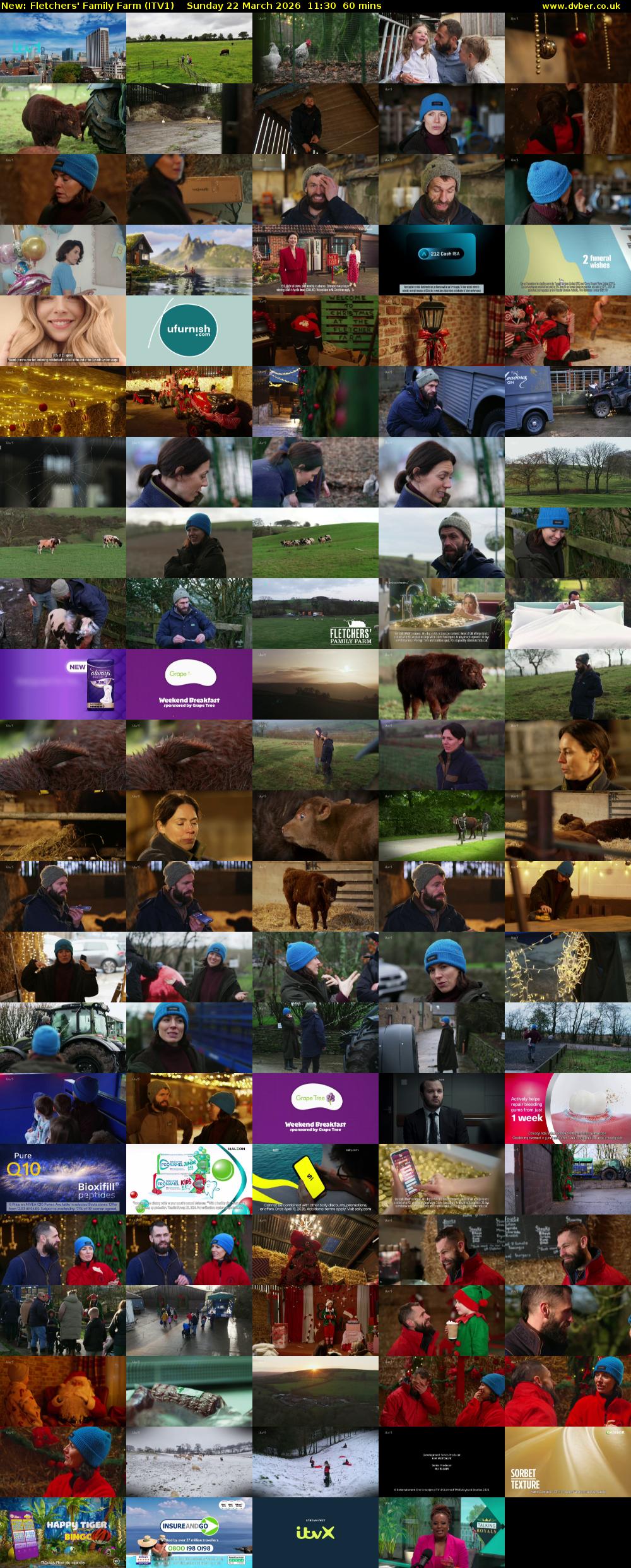 Fletchers' Family Farm (ITV1) Sunday 22 March 2026 11:30 - 12:30