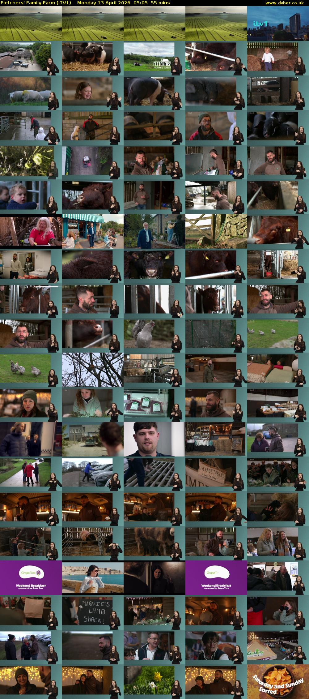 Fletchers' Family Farm (ITV1) Monday 13 April 2026 05:05 - 06:00