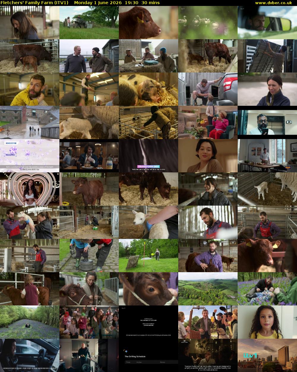 Fletchers' Family Farm (ITV1) Monday 1 June 2026 19:30 - 20:00