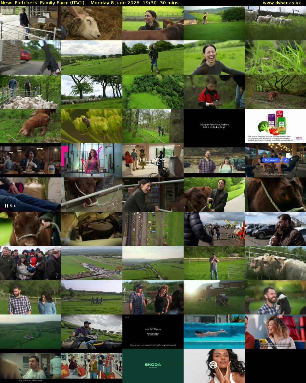 Fletchers' Family Farm (ITV1) Monday 8 June 2026 19:30 - 20:00