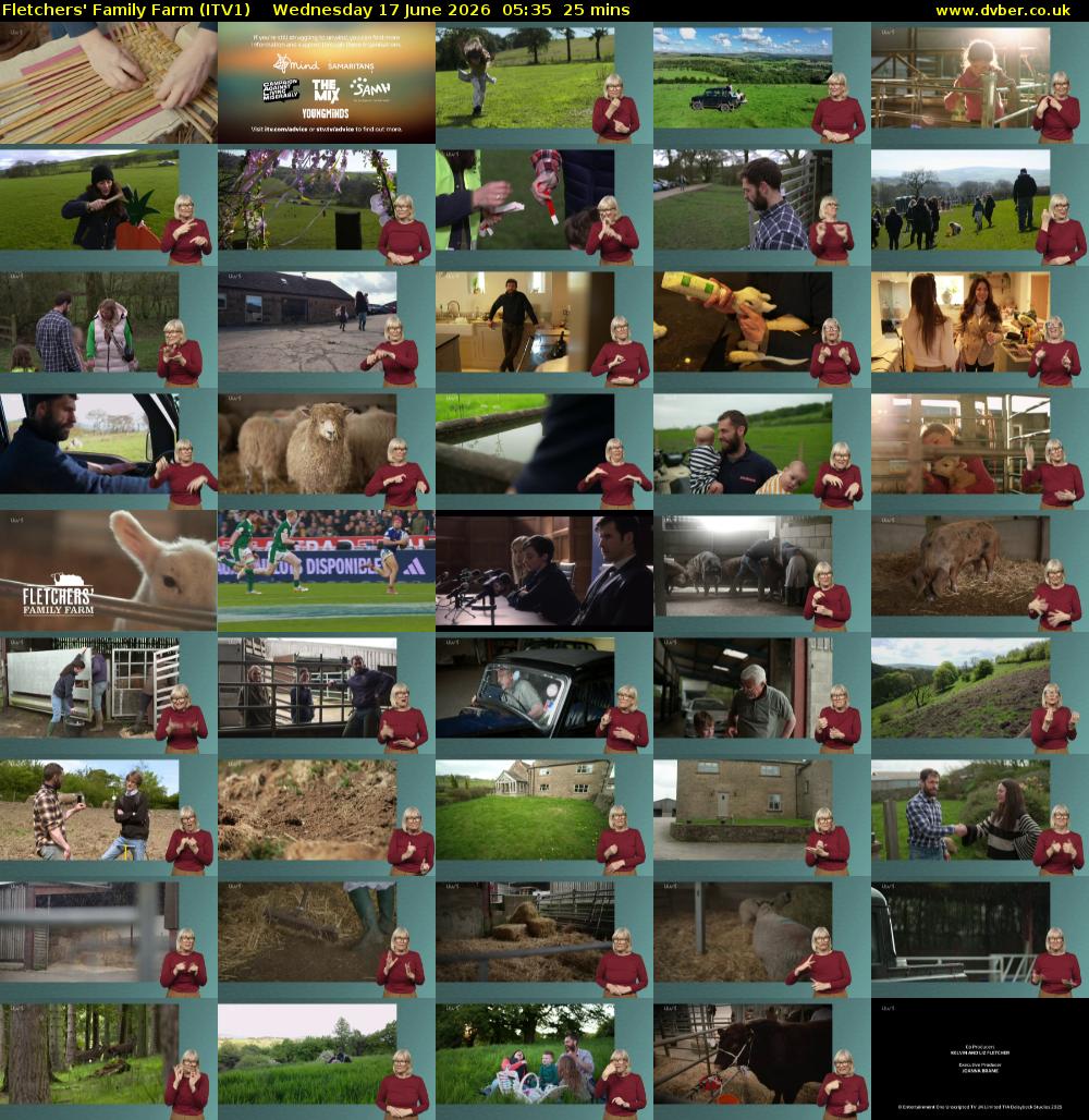 Fletchers' Family Farm (ITV1) Wednesday 17 June 2026 05:35 - 06:00