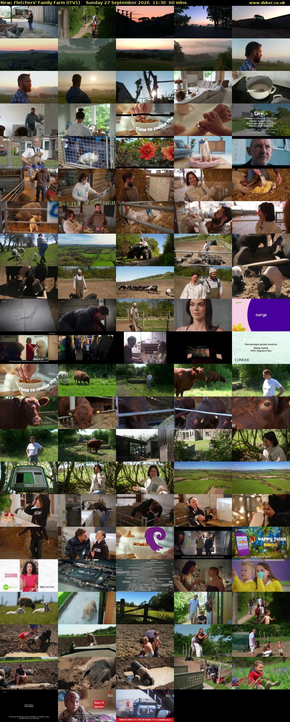 Fletchers' Family Farm (ITV1) Sunday 27 September 2026 11:30 - 12:30